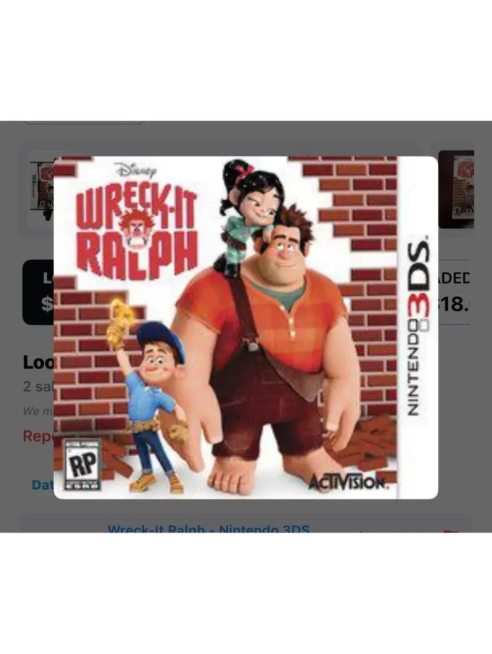 Wreck It Ralph for Nintendo 3DS